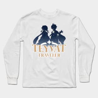 Teyvat Traveler Genshin Impact Long Sleeve T-Shirt